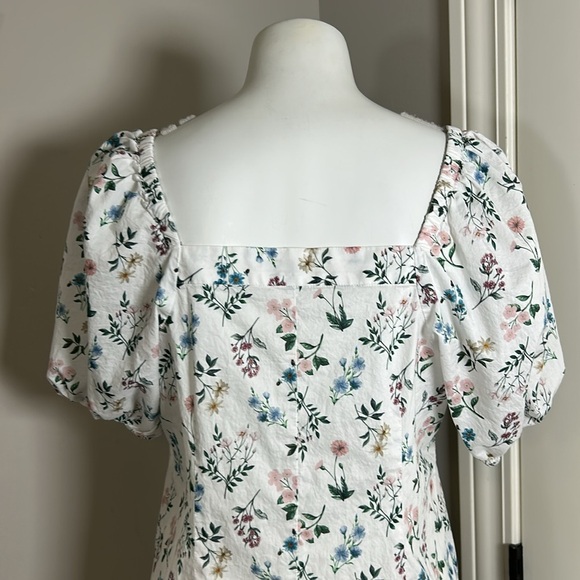 J Crew Cottage dress in Liberty Annelise floral midi puff sleeve sz S - Picture 9 of 13